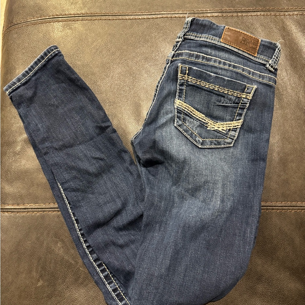 BKE Denim Stella Jeans in Classic Blue